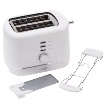 Adler AD 3224 fehér kenyérpirító 750W 2 réses