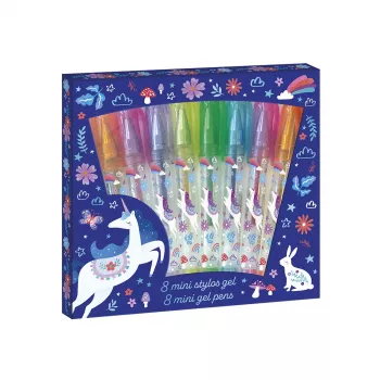Janod Gel Pens Mini 8 szín Unicorns Dreamland 6+