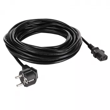 Akyga AK-PC-08C tápkábel CEE 7/7 - IEC C13 10m fekete