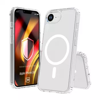 3MK PROTECTION Hardy LiqForce MagCase Apple iPhone 16E / iPhone 17E készülékhez - fekete