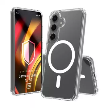 3MK PROTECTION Samsung Galaxy A17 5G/4G - 3mk Hardy LiqForce MagCase fekete