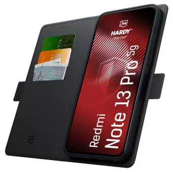 3MK PROTECTION Hardy Foldy tok Xiaomi Redmi Note 13 Pro 5G készülékhez - fekete
