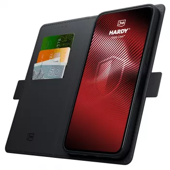 3MK PROTECTION Samsung Galaxy S23 FE Hardy Foldy tok - fekete