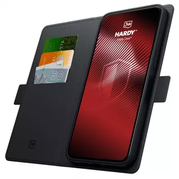 3MK PROTECTION Samsung Galaxy S23 FE Hardy Foldy tok - fekete