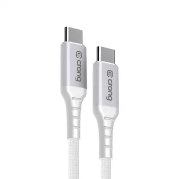 Crong Armor Link USB-C - USB-C kábel 100W PD 5A 200cm fehér