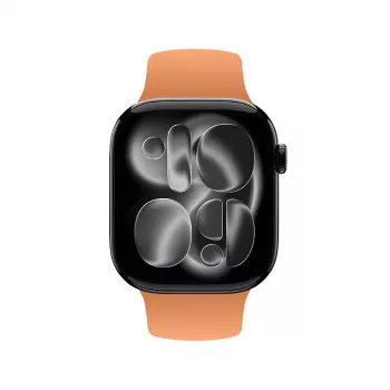 Crong Liquid szíj Apple Watch 38/40/41/42 mm-hez (narancssárga)