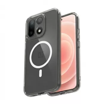 Crong Hybrid Clear Magnetic MagSafe tok OnePlus 15 (átlátszó)