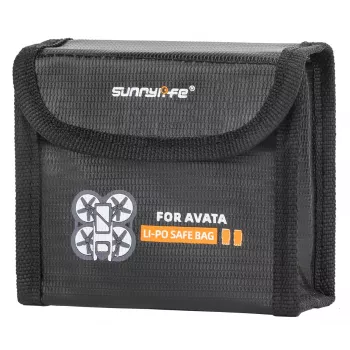 SUNNYLIFE védőtok 2x DJI Avata akkumulátorhoz - EVA keménytok, fekete