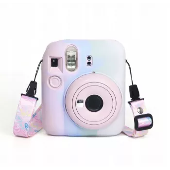 LOVEINSTANT szilikon tok Fujifilm Instax Mini 12-höz - pasztellszínek