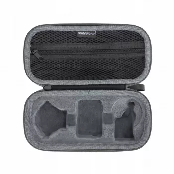 SUNNYLIFE védőtáska Insta360 Go 3-hoz, fekete, nejlon, EVA, ütésálló, porálló, fröccsenésálló, kézszíjjal