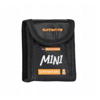 SUNNYLIFE tűzálló akkumulátor-biztonsági táska DJI Mini 5/4/3 Pro/3, Lito 1, Lito X1-hez - 1x akkumulátor