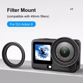 PULUZ 49mm szűrő adapter tartó DJI Osmo Action 6