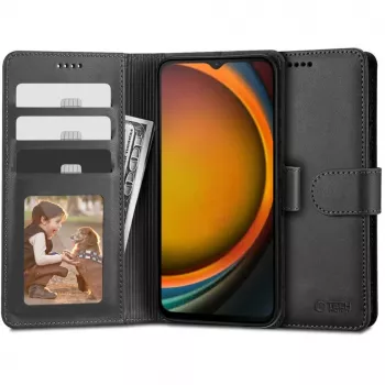 Tech-Protect Wallet tok Samsung Galaxy Xcover 7-hez, fekete
