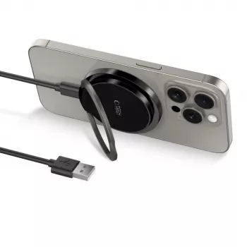 Tech-Protect QI15W-A33 MagSafe vezeték nélküli töltő 15W fekete