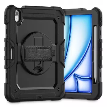 Tech-Protect Solid360 tok iPad Air 11 inch 6/7/8 (2024-2026) - fekete