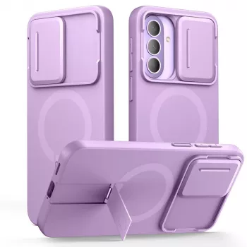 Tech-Protect Kevlar Aura MagSafe tok Samsung Galaxy A57-hez, lila