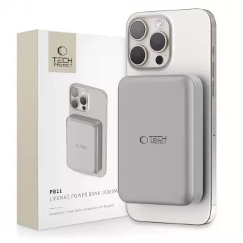 TECH-PROTECT PB11 LIFEMAG MagSafe power bank 10000mAh titán