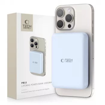 TECH-PROTECT PB11 LIFEMAG MagSafe power bank 10000mAh kék