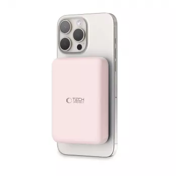 TECH-PROTECT PB11 LIFEMAG MagSafe power bank 10000mAh rózsaszín
