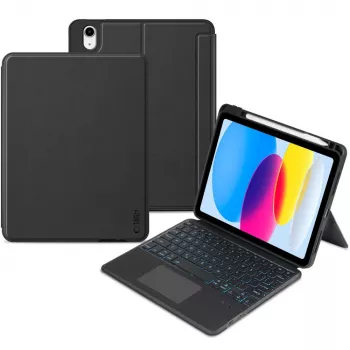 Tech-Protect SCMAG toll + billentyűzet iPad 10,9 inch 10. generáció 2022 / 11 inch 2025, fekete