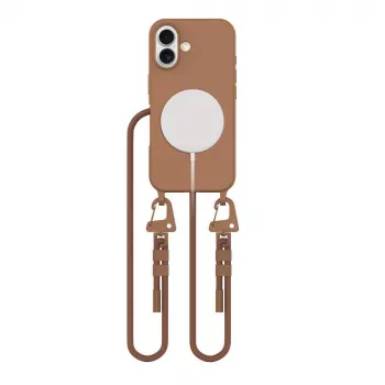 Tech-Protect Magnecklace MagSafe iPhone 16 csokoládébarna