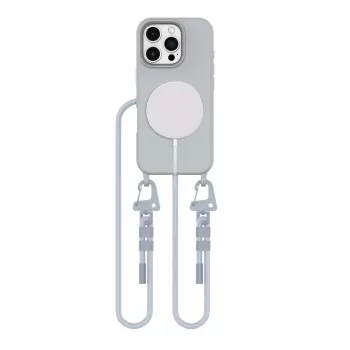 Tech-Protect Magnecklace MagSafe tok iPhone 16 Pro-hoz szürke