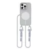 Tech-Protect Magnecklace MagSafe telefontartó nyakpánt iPhone 16 Pro Max, szürke