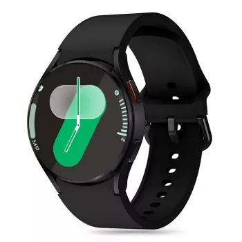 TECH-PROTECT szilikon Samsung Galaxy Watch 4 / 5 / 5 Pro / 6 / 7 / FE fekete