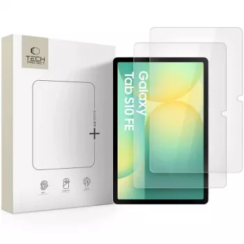 Tech-Protect Glass Fit+ edzettüveg kijelzővédő fólia Samsung Galaxy Tab S7/S8/S9 11.0 / S9 FE/S10 FE 10.9-hez - átlátszó (2 darabos csomag)