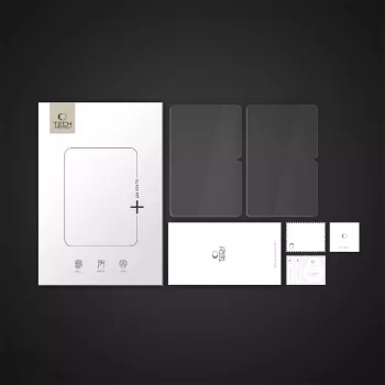 Tech-Protect Glass Fit+ edzettüveg kijelzővédő fólia Samsung Galaxy Tab S7/S8/S9 11.0 / S9 FE/S10 FE 10.9-hez - átlátszó (2 darabos csomag)