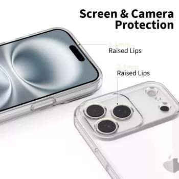 Tech-Protect Flexair iPhone 17 Pro átlátszó
