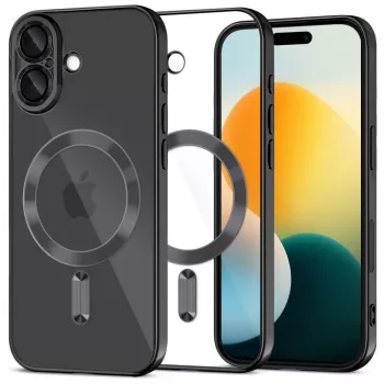 Tech-Protect MagFlex MagSafe iPhone 17 hátlap fényes fekete