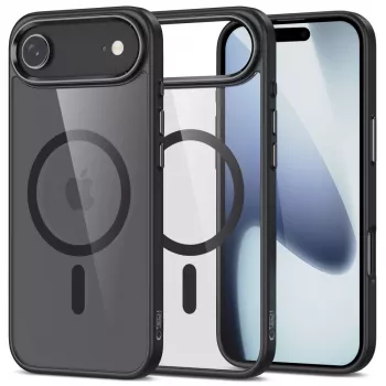 Tech-Protect Magmat MagSafe iPhone 17 Air fekete/átlátszó