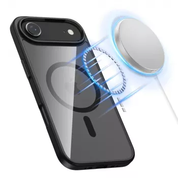Tech-Protect Magmat MagSafe iPhone 17 Air fekete/átlátszó