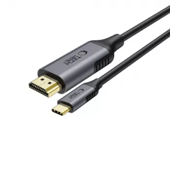 TECH-PROTECT UltraBoost USB-C – HDMI 2.0 kábel 4K 60Hz 180cm fekete