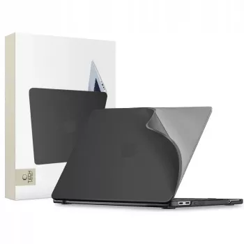 Tech-Protect Softshell MacBook Neo 13 2026 matt fekete védő merev tok