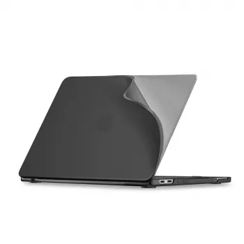 Tech-Protect Softshell MacBook Neo 13 2026 matt fekete védő merev tok