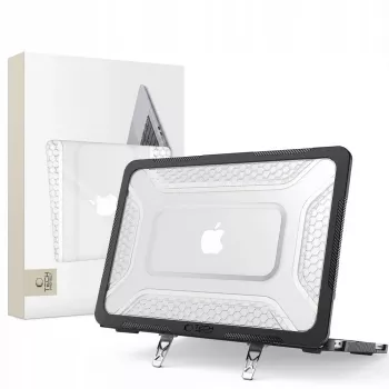 Tech-Protect Kevlar Pro MacBook Neo 13 2026 matt fekete/átlátszó védő laptoptok