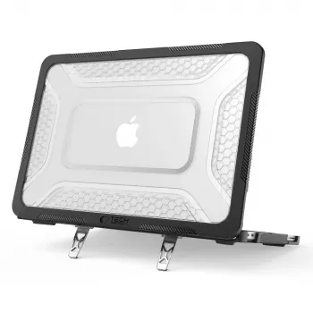 Tech-Protect Kevlar Pro MacBook Neo 13 2026 matt fekete/átlátszó védő laptoptok