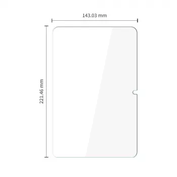 TECH-PROTECT Glass Fit+ edzettüveg kijelzővédő fólia Xiaomi Redmi Pad 2 9.7 készülékhez - 2 darabos csomag átlátszó