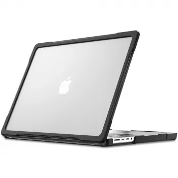 Tech-Protect Velar merev tok MacBook Pro 14 inch M1-M5 Pro/M5 Pro Max 2021-2026, fekete/matt átlátszó