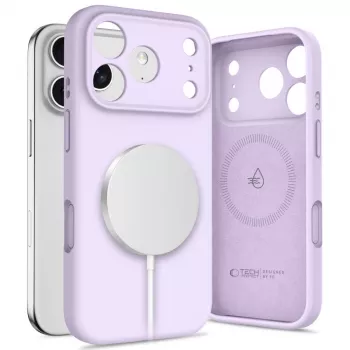 Tech-Protect szilikon MagSafe tok Apple iPhone 17 Pro Max készülékhez - Mauve