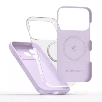 Tech-Protect szilikon MagSafe tok Apple iPhone 17 Pro Max készülékhez - Mauve