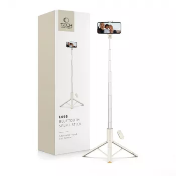 Tech-Protect L09S szelfibot tripod bézs