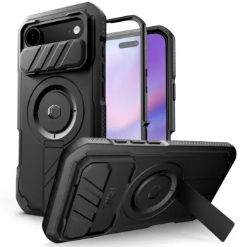 Tech-Protect Kevlar MagSafe tok Apple iPhone Air készülékhez, fekete