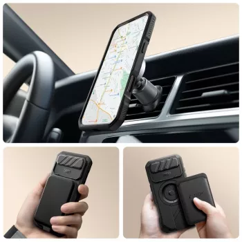 Tech-Protect Kevlar MagSafe tok Apple iPhone Air készülékhez, fekete