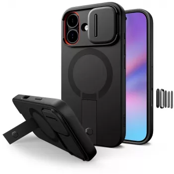 TECH-PROTECT KEVLAR AURA MAGSAFE IPHONE 17 FEKETE