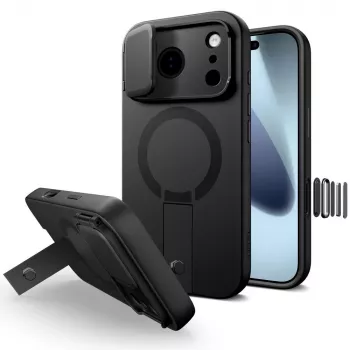TECH-PROTECT KEVLAR AURA MAGSAFE IPHONE 17 PRO FEKETE