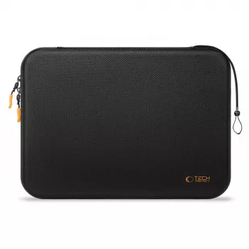 TECH-PROTECT Hard Pouch laptop 13-14 inch, fekete/narancssárga