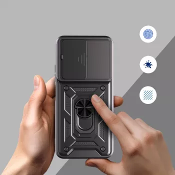 Tech-Protect Camshield Pro tok Xiaomi Redmi 15C készülékhez, fekete